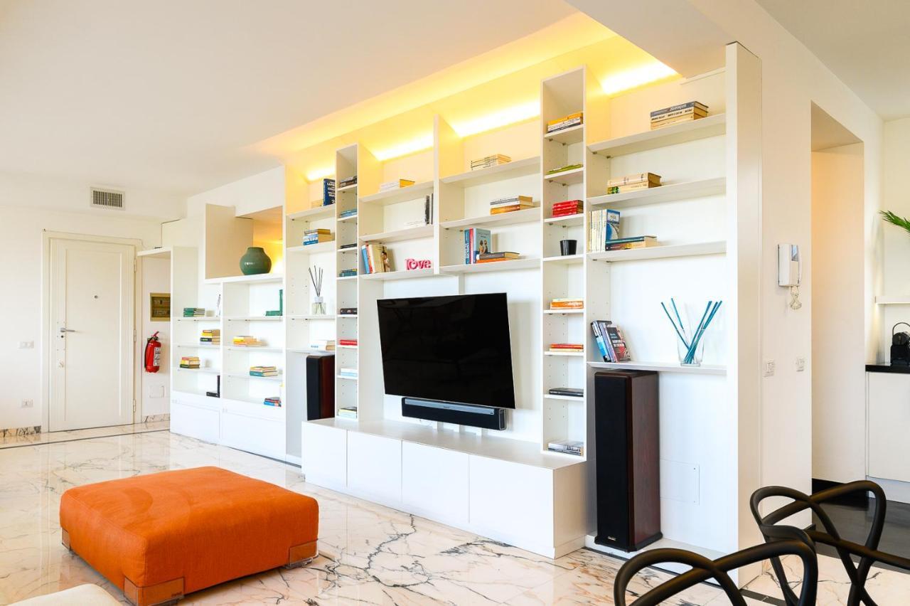 Peaceful Penthouse With Garage By Ndp Rent Daire Roma Dış mekan fotoğraf